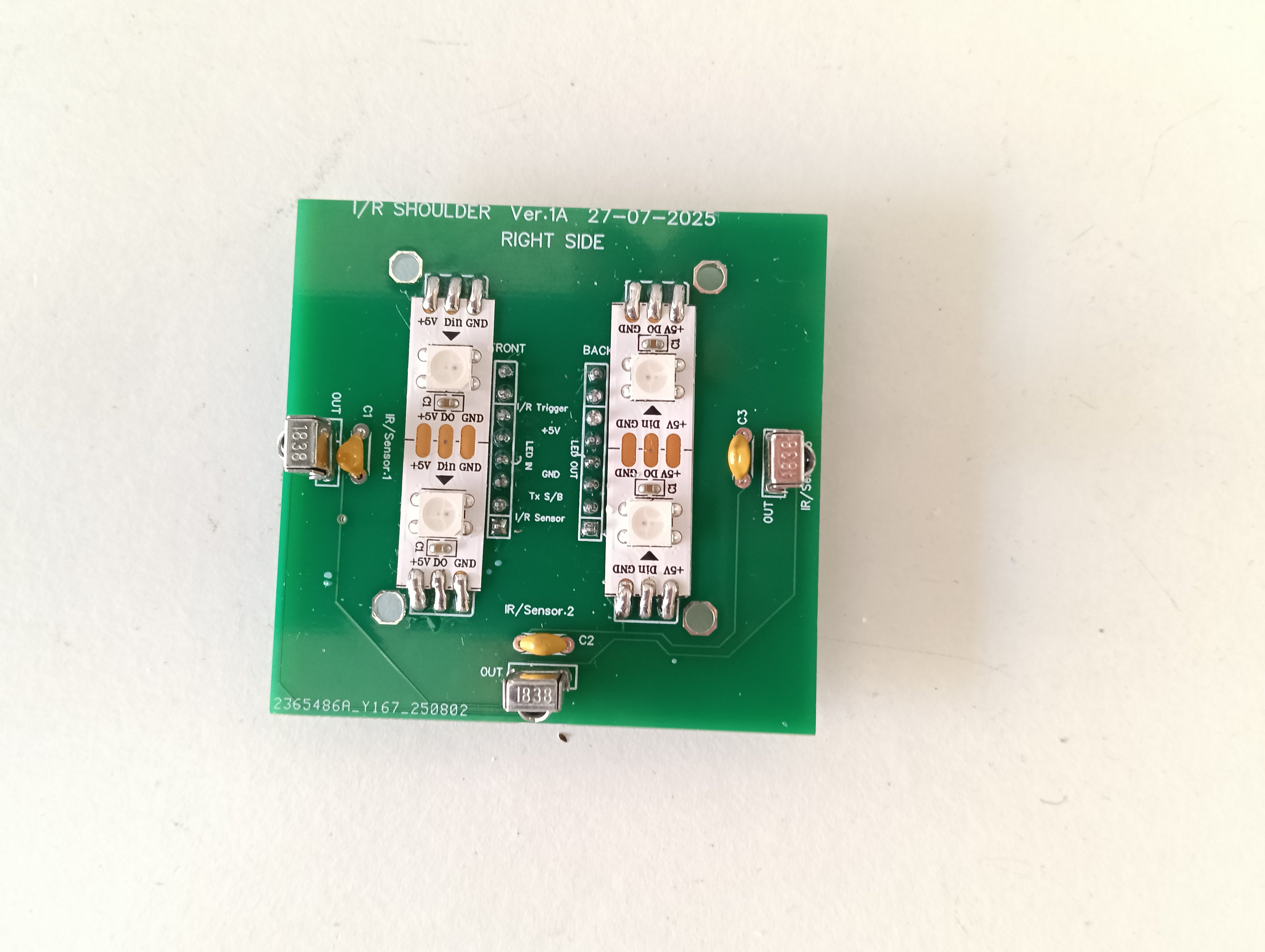Laser-Tag Shoulder Board Short Form Kit - RGB