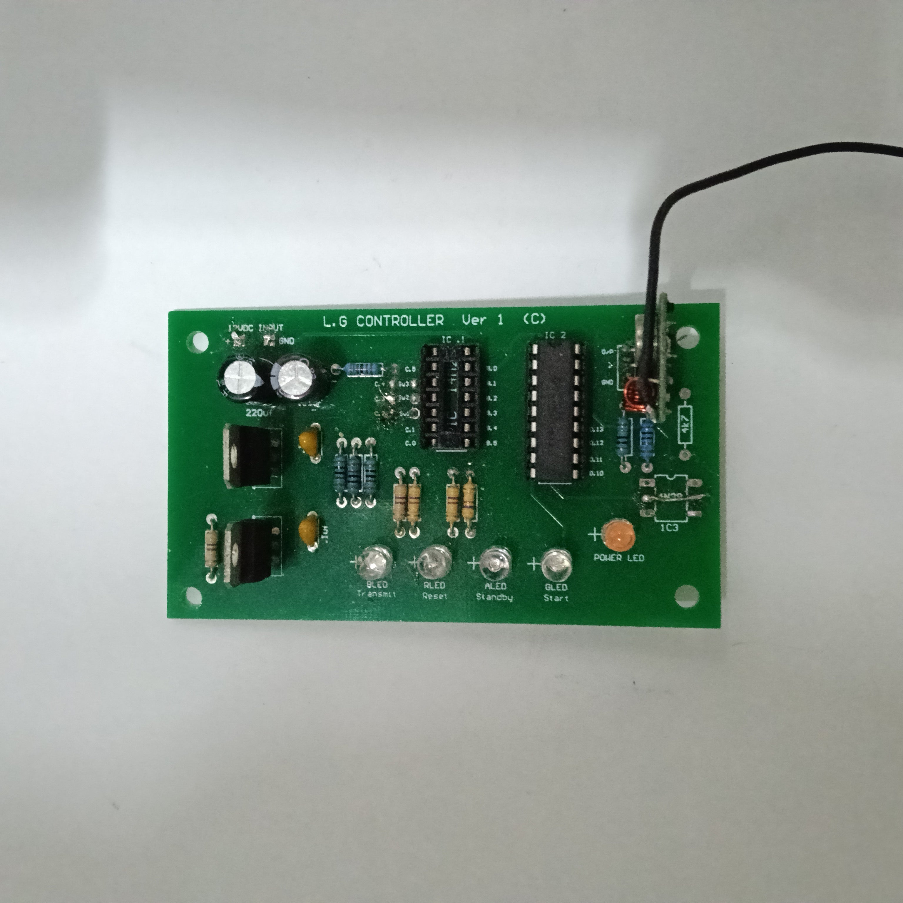 RF Wireless Laser Tag Controller PCB
