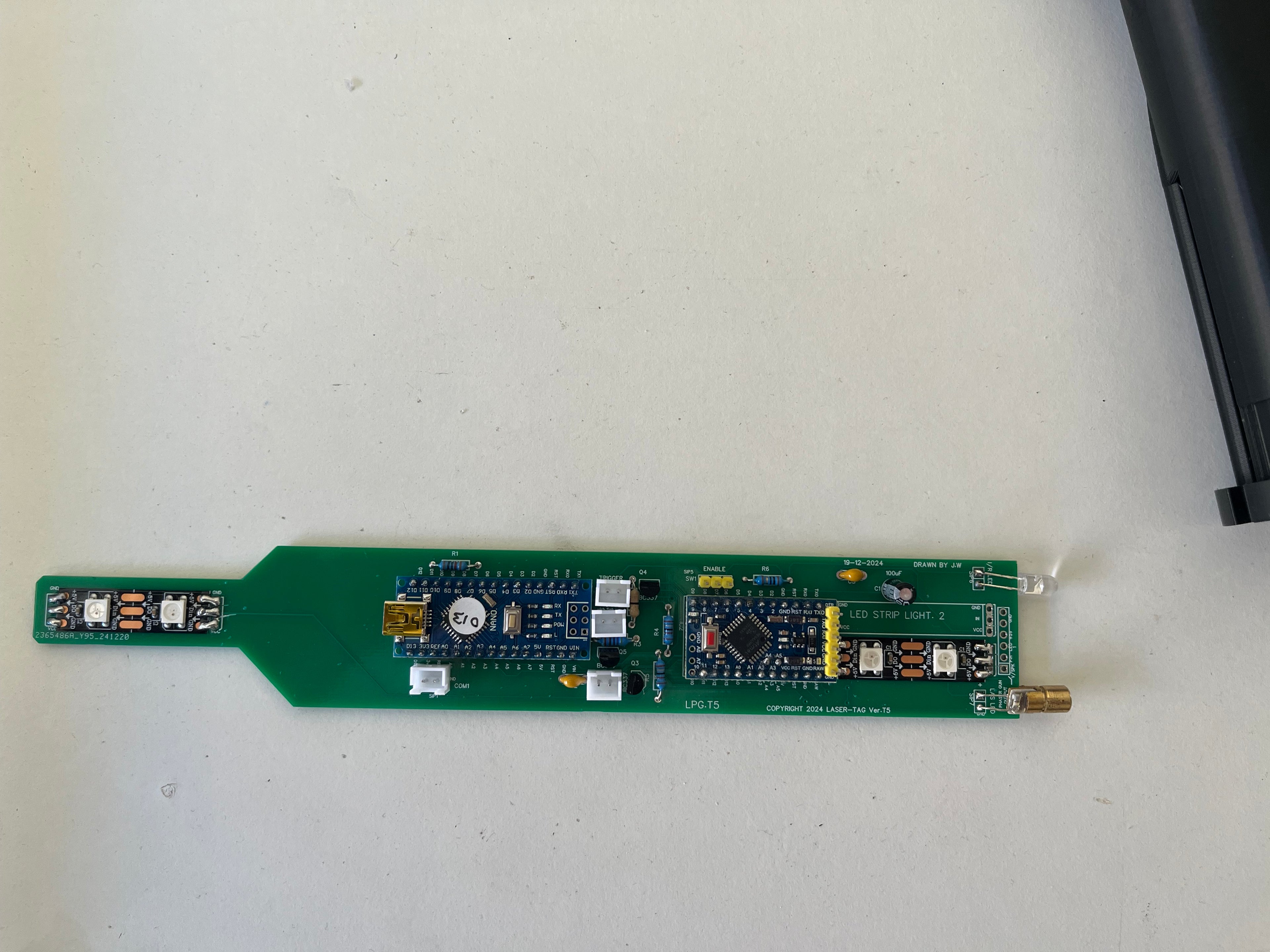 Laser-Tag Phaser PCB Short Form Kit -RGB