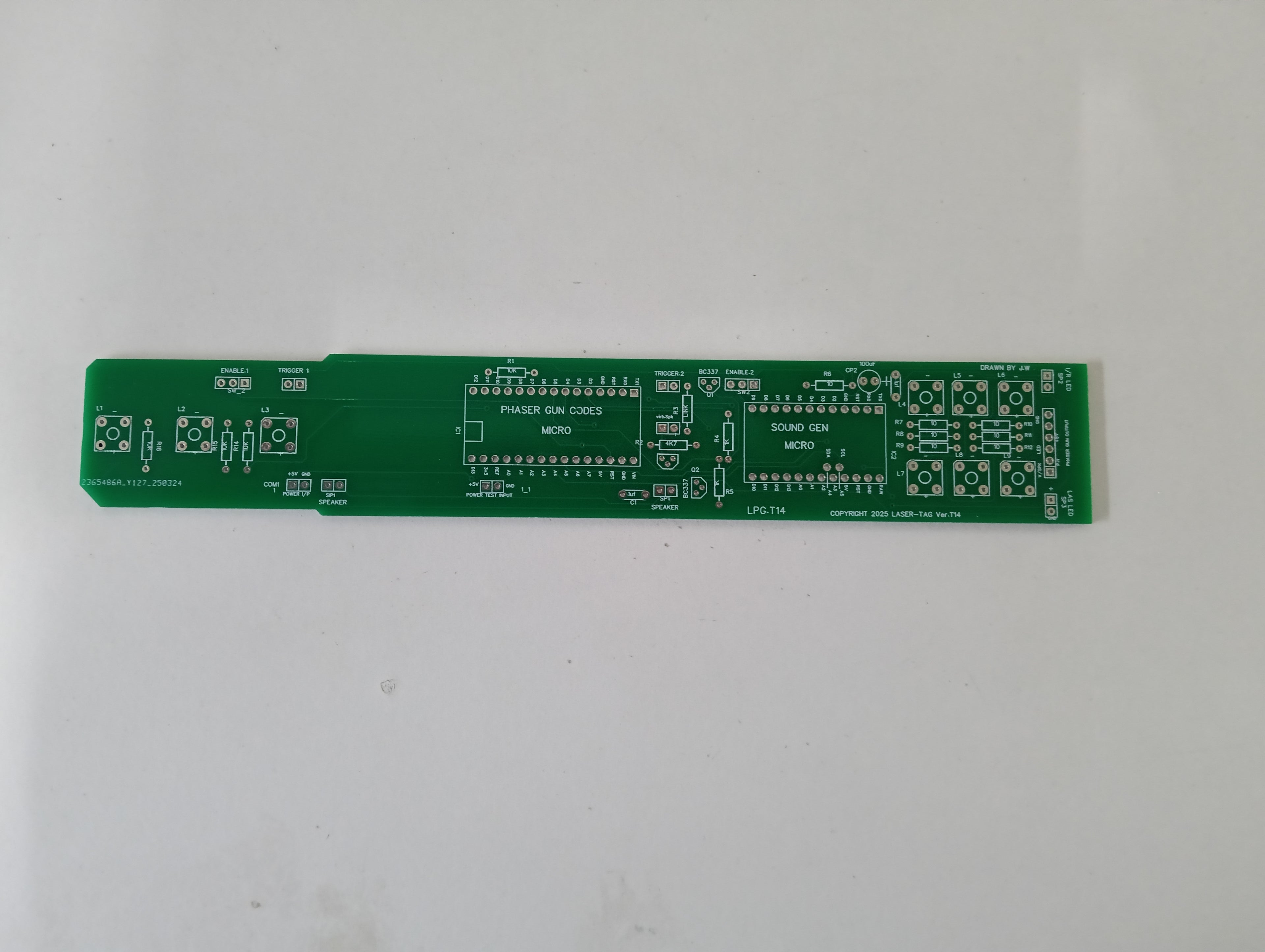 Laser Tag Phaser PCB
