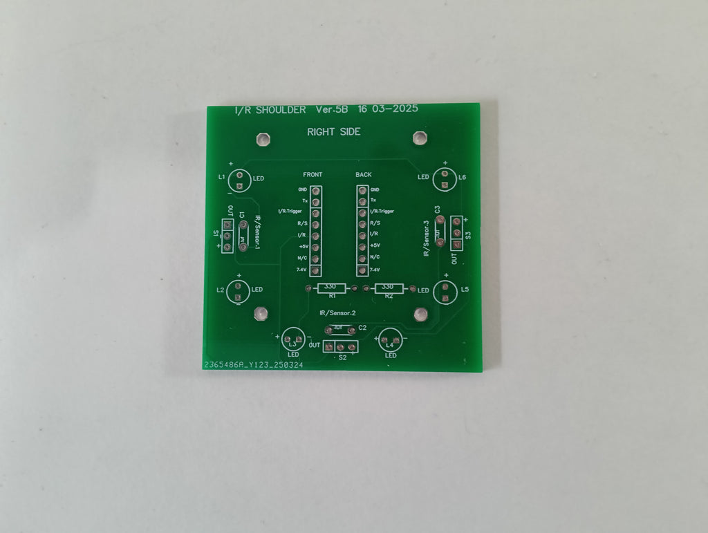Laser-Tag shoulder PCB